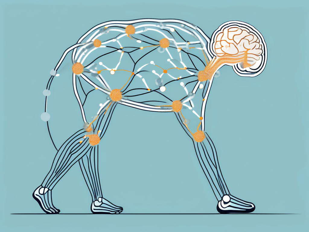 A brain with various stimulation points highlighted