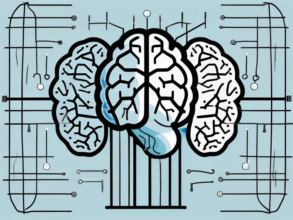 A brain with different sections highlighted