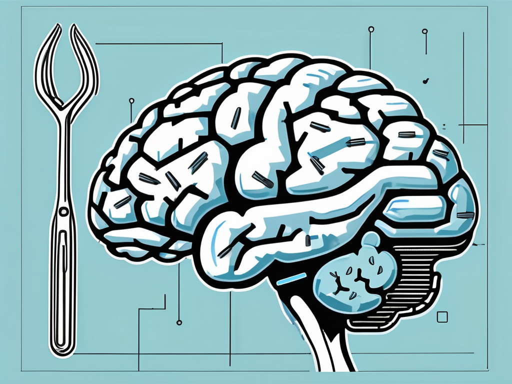 A neurosurgeon's tools such as a scalpel