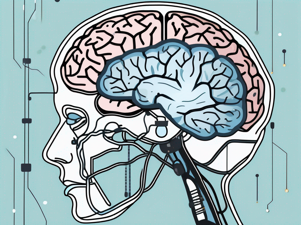 A brain with different areas highlighted