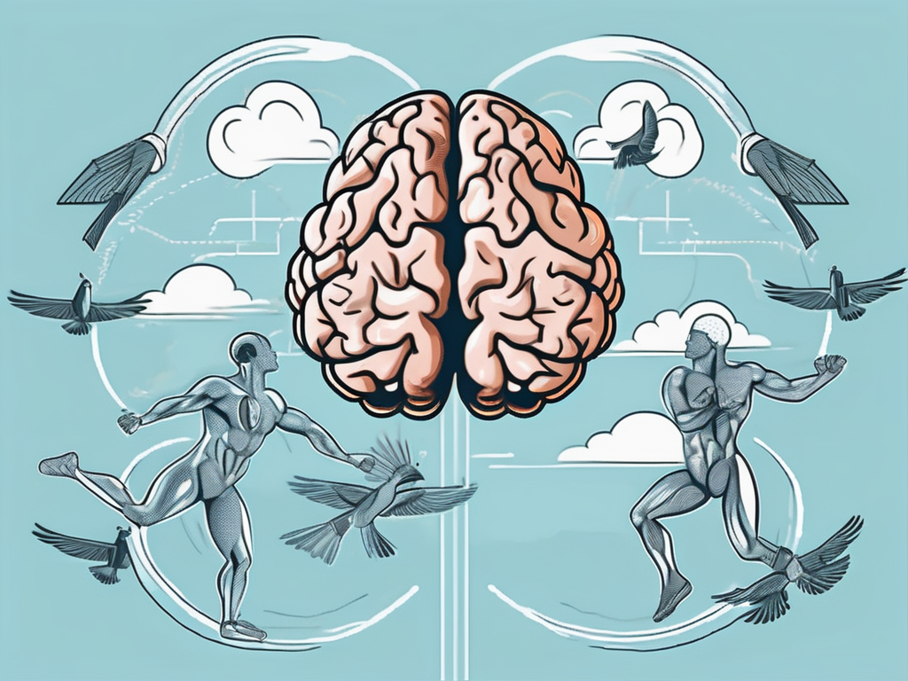 A human brain highlighting the amygdala and hypothalamus regions