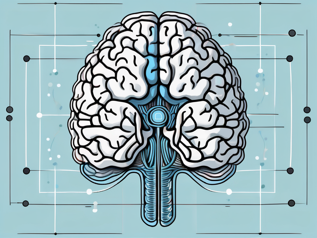 A human brain highlighting the ventral tegmental area (vta) and the nucleus accumbens