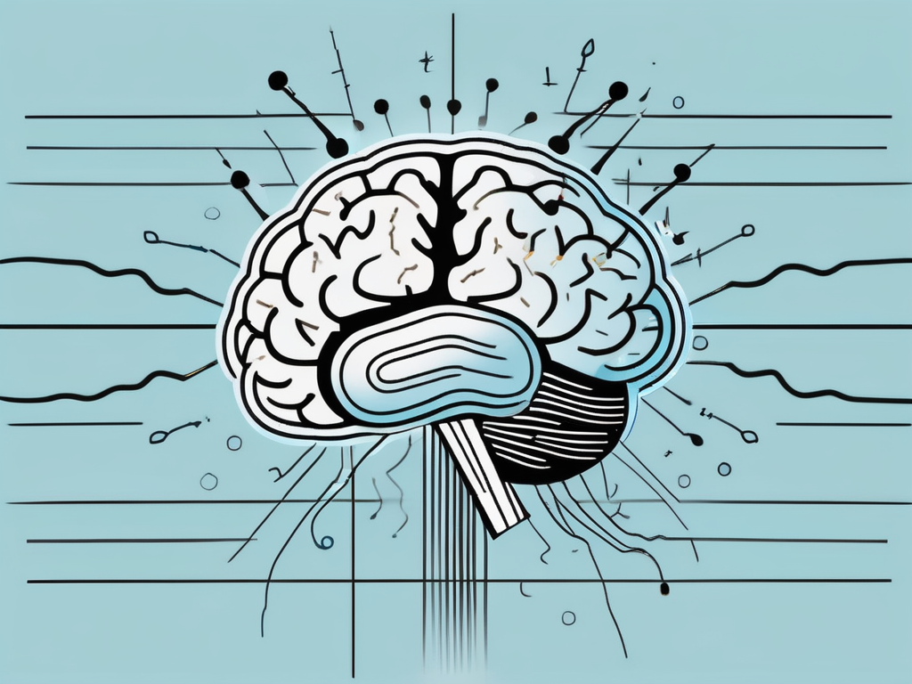 A brain highlighting the specific region implicated by eysenck