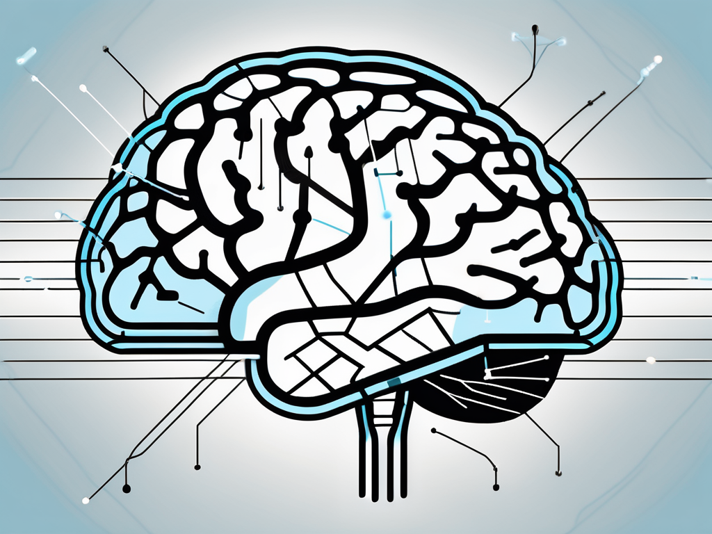 A brain with different sections highlighted