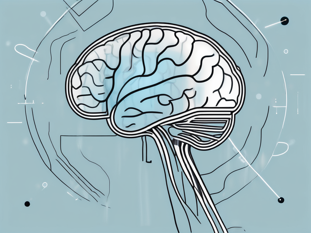 A brain with electrodes targeting specific areas