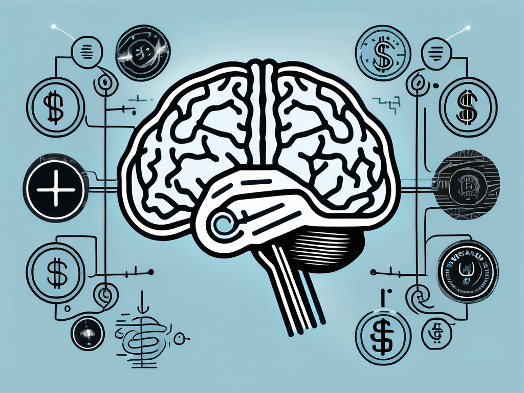 A human brain with electrodes attached