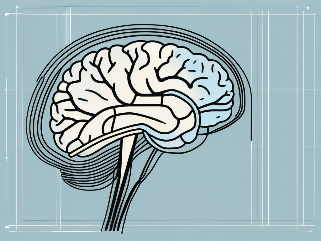 A human brain with highlighted areas to represent enhanced neural processes