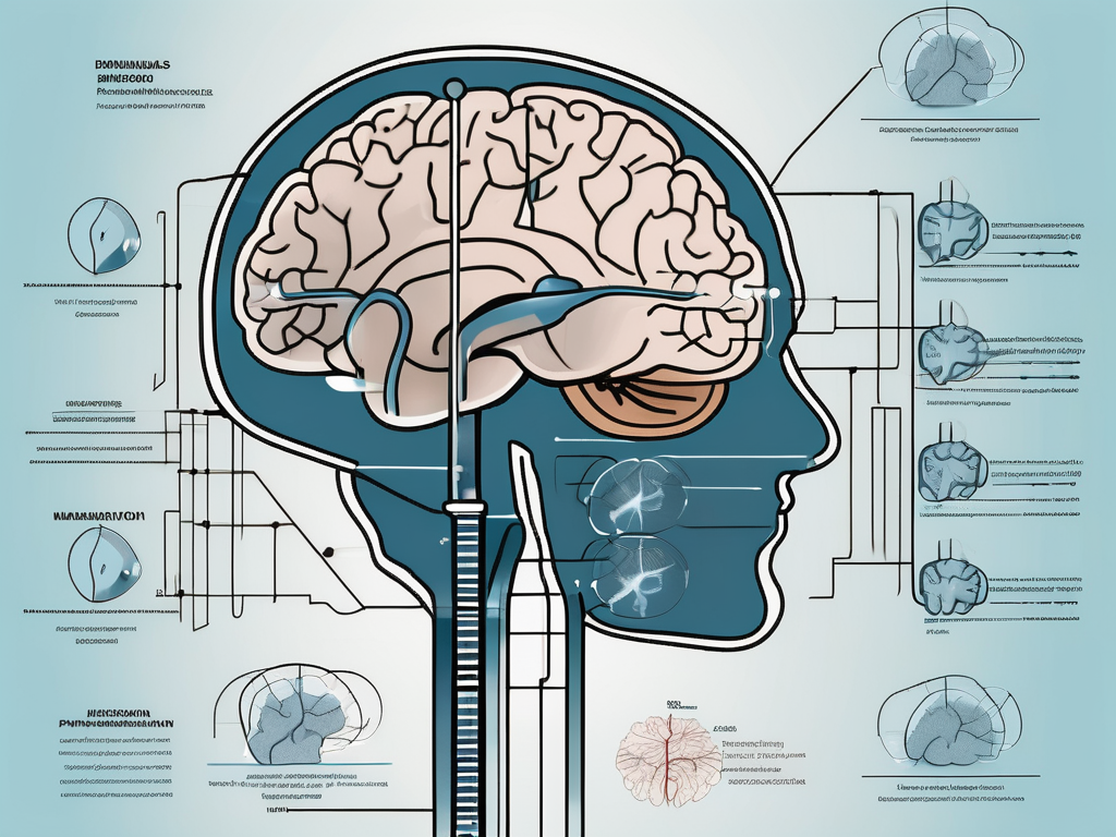 A human brain with parkinson's disease