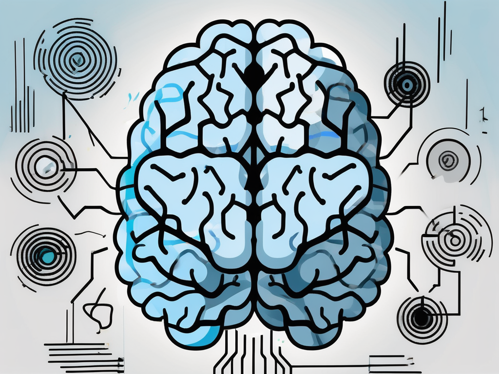 A brain with different sections highlighted