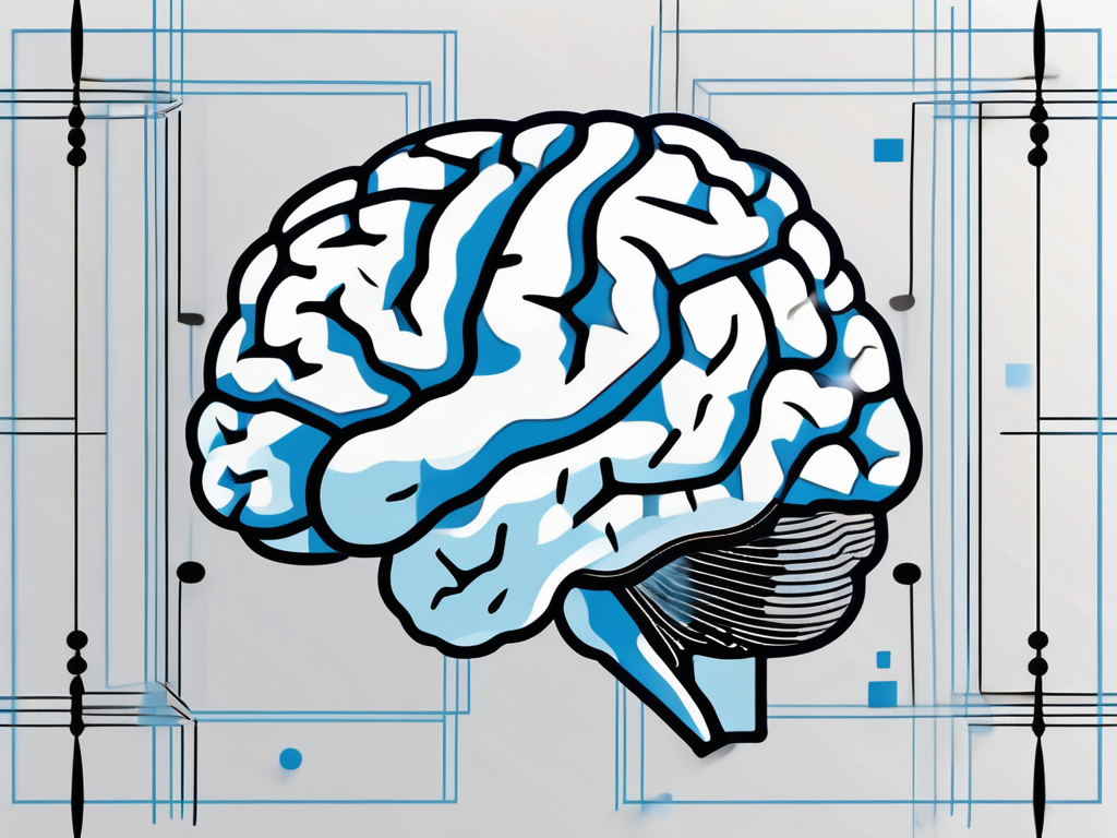 A human brain with various areas highlighted