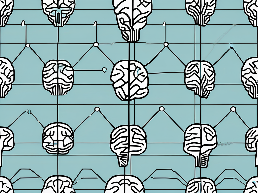 A human brain with a focus on area 25